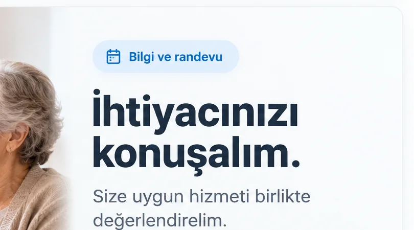 Evde serum hizmeti için ev ortamında sağlık desteği